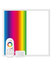 LED-panel 62x62 cm | 40W | RGB+W (4000K) | Dimbar | Fjärrkontroll