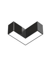 LED-hörnkoppling 90° för ljuslinje | 6W | CCT Inställbar | Svart