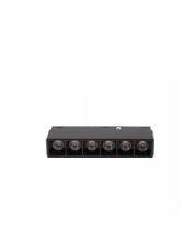 LED-gallerarmatur för skena 6W K3000/K4000 48V Svart