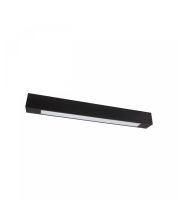 LED Armatur 60cm Svart G13 för T8 LED-rör IP20