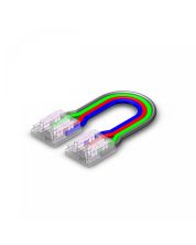 Rem-till-rems-kontakt med kabel för COB RGB LED-remsa – 10 mm