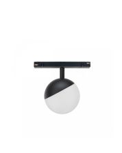 LED-globarmatur för skena 5W CCT 48V Ø100 mm Svart