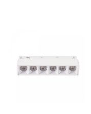 LED-gallerarmatur för skena 6W K2700 48V 110 mm Vit