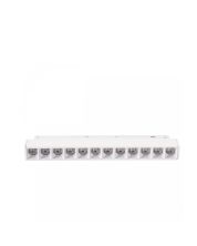 LED-gallerarmatur för skena 12W K4000 48V 220 mm Vit