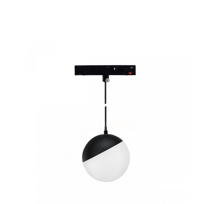 LED-globpendellampa för skena 10W K3000/K4000 48V Svart