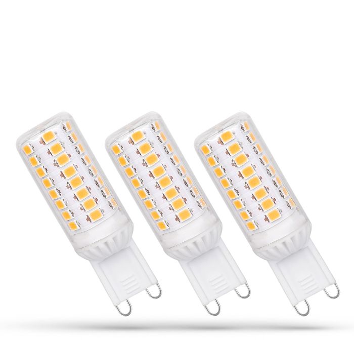 LED stiftlampa G9 4,9W K3000 540 lm – Dimbar – 3-pack