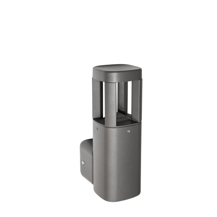 LED-vägglampa utomhus 7W K3000 450 lm IP54 – Grå