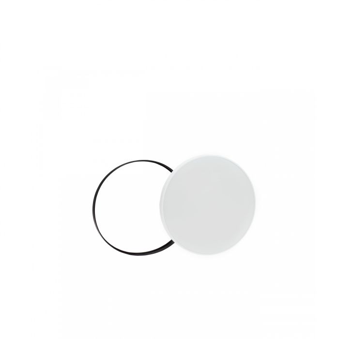 LED-taklampa rund 24W CCT vit/svart IP54 Ø320 mm – med rörelsesensor