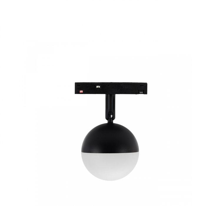 LED-global armatur för skena 10W K2700 48V Ø90 mm Svart