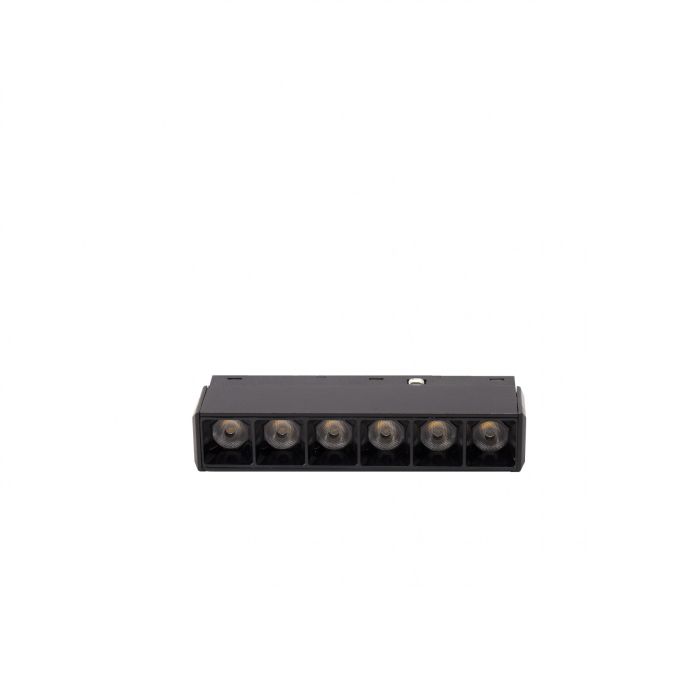 LED-gallerarmatur för skena 6W K2700 48V 110 mm Svart