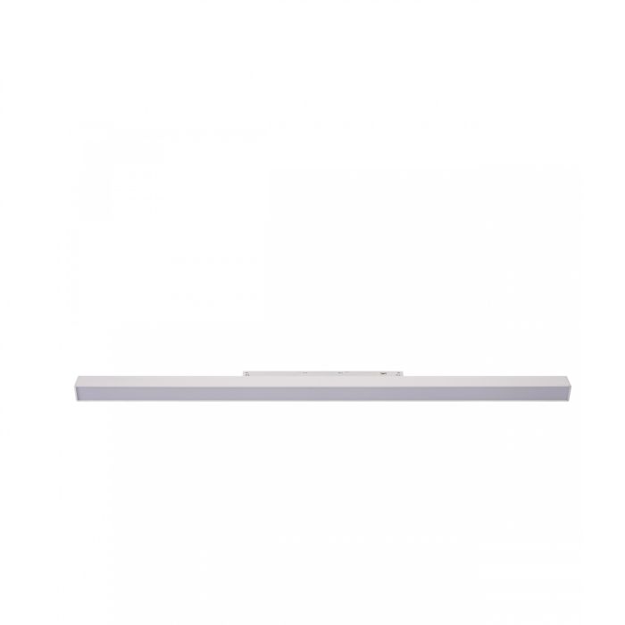 Avlång LED-skenarmatur 20W K2700 48V 600 mm Vit