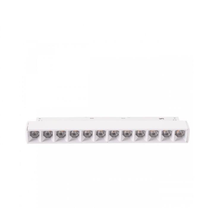 LED-gallerarmatur för skena 12W K2700 48V 220 mm Vit