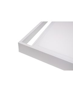LED-panel påbyggnadsram 600x1200x44mm Vit