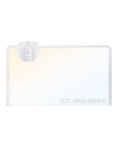 LED Panel Utanpåliggande 58,5x89,5 cm | 50W | CCT Dimbar | 3000K-6000K | CRI90 | Fjärrkontroll