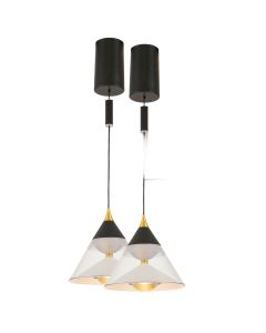 LED-pendel Ø15 cm med handrörelsesensor | 29W | 5100 lumen | CRI90 | Svart