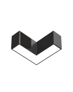 LED-hörnkoppling 90° för ljuslinje | 6W | CCT Inställbar | Svart