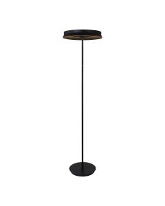 LED-golvlampa Ø43 cm | 36W | 3960 lumen | CRI90 | CCT 2700K-4000K | Svart