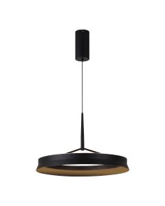 LED-pendel ring Ø50 cm | 50W | 5500 lumen | CRI90 | CCT 2700K-4000K | Svart