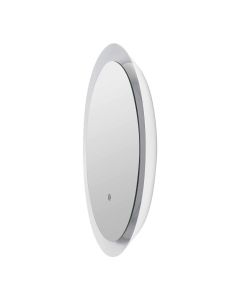 Rund LED-spegel med belysning Ø60 cm | 20W | 2000 lumen | CRI90 | CCT 2700K-4000K | Vit