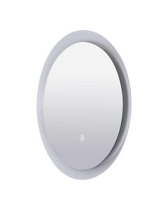 Rund LED-spegel med belysning Ø60 cm | 20W | 2000 lumen | CRI90 | CCT 2700K-4000K | Vit