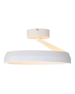 LED-taklampa ring Ø45 cm | 50W | 5500 lumen | CRI90 | CCT 2700K-4000K | Vit