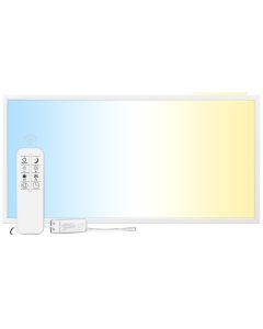 LED-panel 120x60 cm | 60W | CCT Dimbar | 3000K-6000K | CRI90 | Fjärrkontroll
