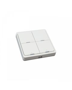 Smart väggströmbrytare 4-vägs CCT dimbar Easy Smart – 81×81×13 mm