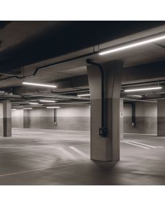 LED Vattentät Armatur 120cm Justerbar 20-40W IP66 IK10
