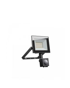 LED-strålkastare 20W 82 lm/W IP44 IK07 – med rörelsesensor – svart