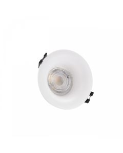 Infälld spotlight GU10 – rund – vit – IP20 – Ø86×41 mm – utan ljuskälla