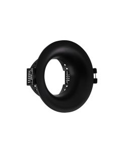 Infälld spotlight GU10 – rund – svart – IP20 – Ø86×41 mm – utan ljuskälla