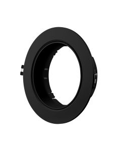 Utanpåliggande spotlight AR111 GU10 – rund – svart – IP20 – Ø165×41 mm – utan ljuskälla