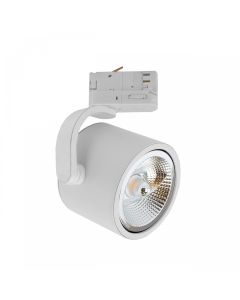 3-fas skena spotlight GU10 vit – 120×160 mm