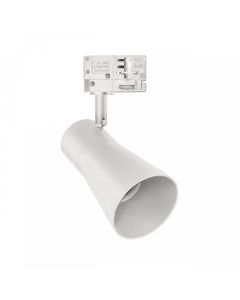 3-fas skena spotlight GU10 vit – 80×140×180 mm