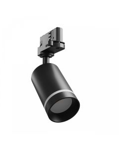 3-fas skena spotlight GU10 svart – 60×101×169 mm