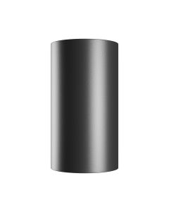 Utanpåliggande spotlight GU10 – rund – svart/guld – IP20 – 55×100 mm – utan ljuskälla