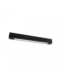 LED Armatur 60cm Svart G13 för T8 LED-rör IP20