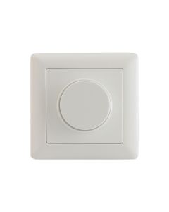 DALI-vriddimmer med strömbrytare 80×80 mm – utan inbyggt nätaggregat