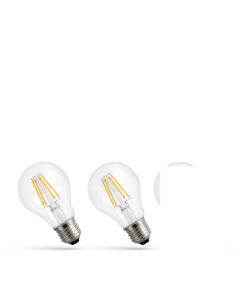 LED E27 A60 filamentlampa 3-pack 7W K2700 770lm