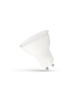 LED-spot GU10 9W K6000 760 lm 120° med opalglas – Vit