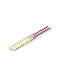 Anslutningskontakt strip-till-kabel för 10 mm COB/SMD LED-strip med kabel 15 cm