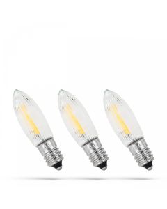 LED-julgransljus E10 10–55V 0,2W K2200 – 3-pack