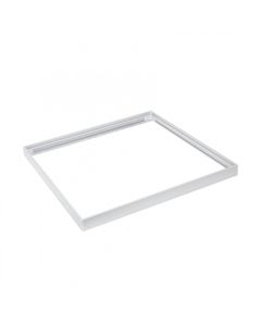 LED Paneel Opbouwframe 62x62 cm 43 mm Wit met Kunststof Hoekclips