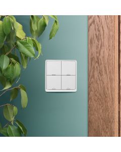 Smart väggströmbrytare 4-vägs CCT dimbar Easy Smart – 81×81×13 mm