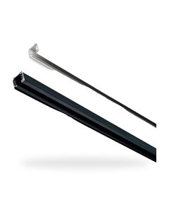 3-fas skena för LED-spot 2 m vit-svart