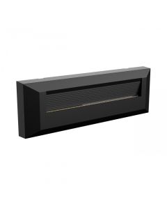 LED Wandlamp Binnen & Buiten 6W CCT IP54 Zwart Asymmetrisch