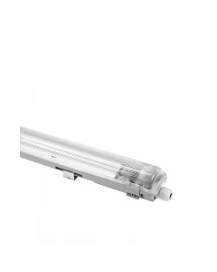 Vattentät LED Armatur 60cm Grå 1x T8 G13 IP65