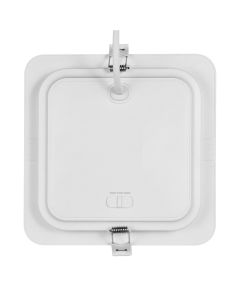 LED-infälld downlight 18W CCT 2200 lm IP54 Fyrkantig