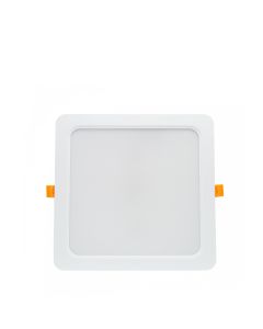 LED Infällnadsspot 24W IP54 - Vit Rund Inbyggd driver