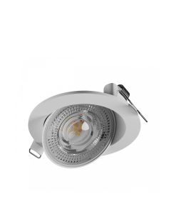 LED infälld spot rund vridbar 6,5W CCT IP20 Ø105 mm – håltagning Ø90 mm – vit